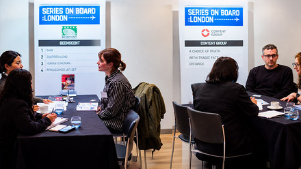 Meetings between Korea and UK producers at Series on Board.
