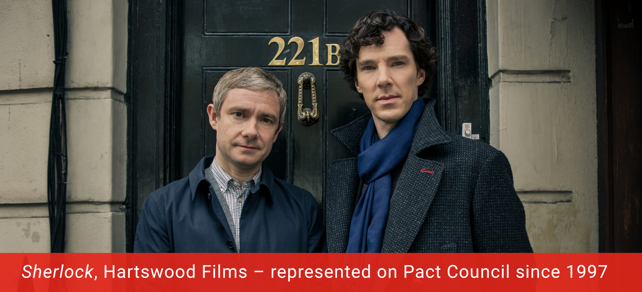 Programme image: Sherlock produced by Pact Member Hartswood Films