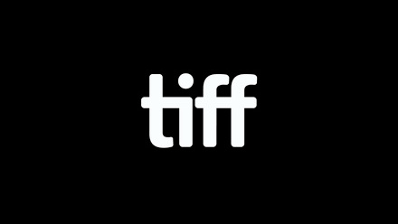 Toronto International Film Festival logo in white on a black background.